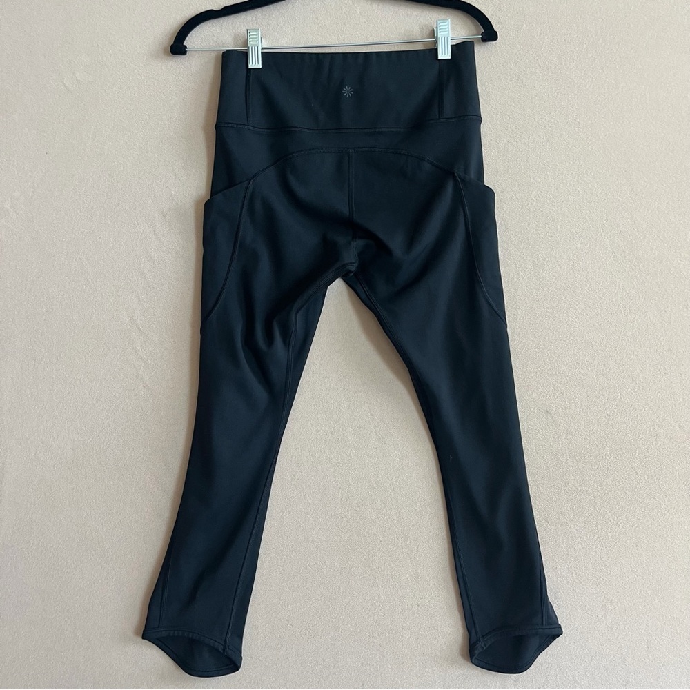 Athleta All In Capri Up Anything Tight Black Leggings Running Athletic size S - Picture 7 of 12